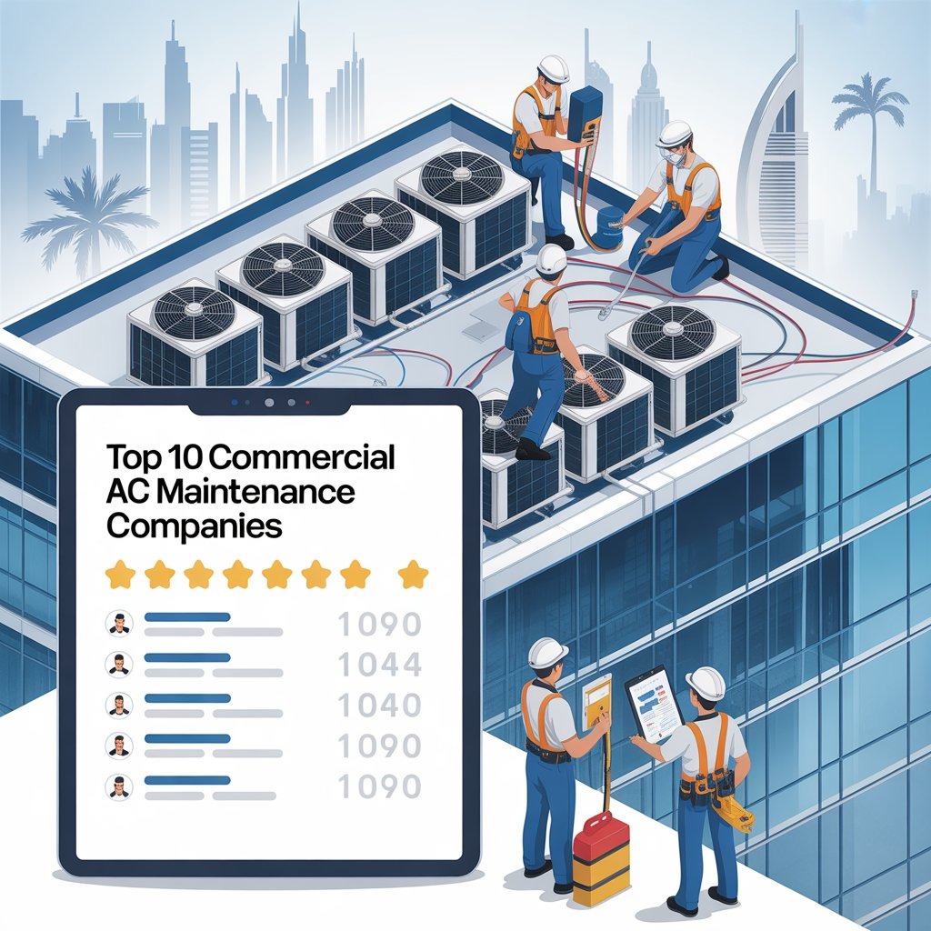 Top 10 Commercial AC Maintenance Companies in UAE | BMT Services LLC